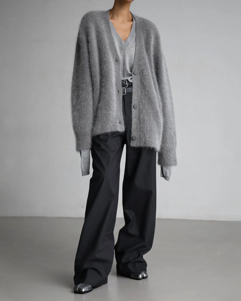 Coralie Soft Knit Cardigan | Women's Plush Button-Front Knit