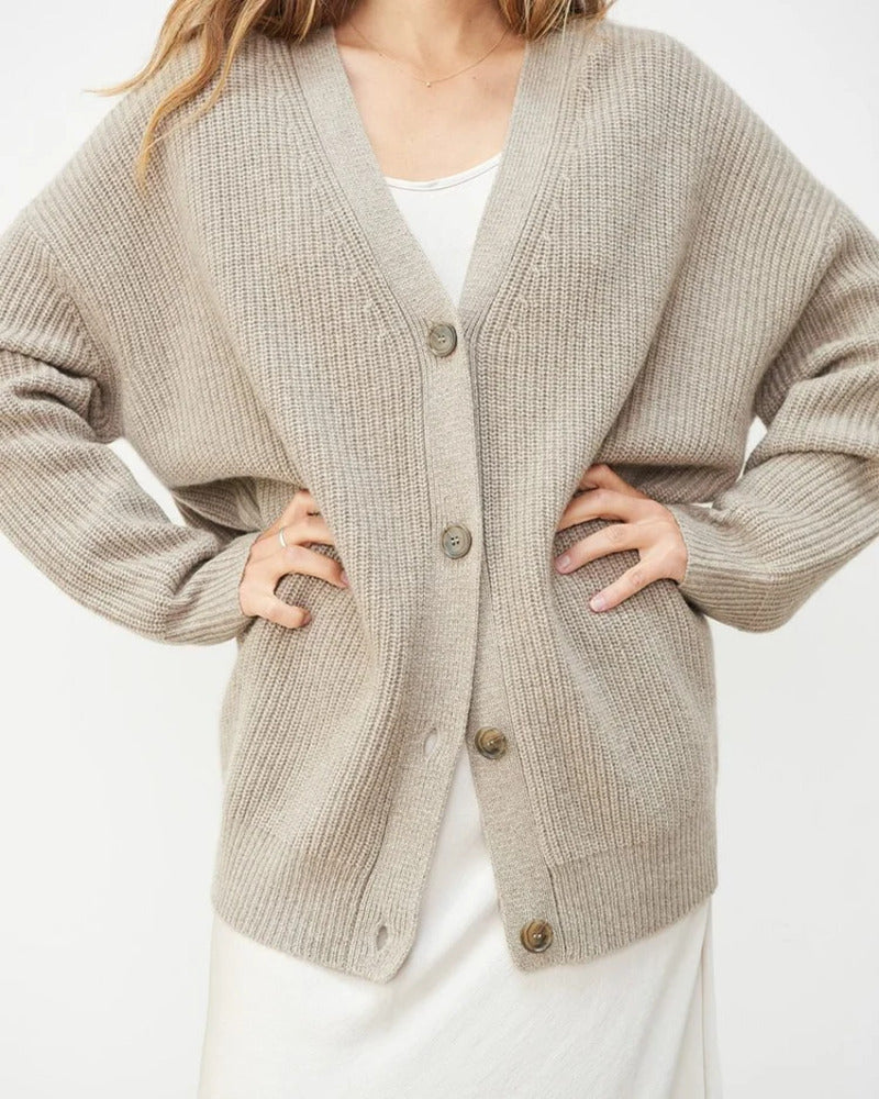 Camilla Oversized Longline Cardigan | Women's Button Knit