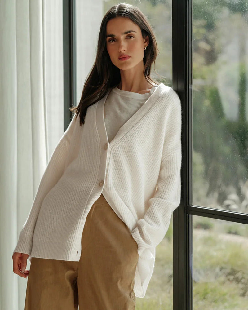 Camilla Oversized Longline Cardigan | Women's Button Knit