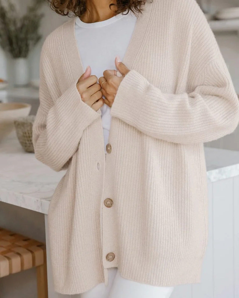 Camilla Oversized Longline Cardigan | Women's Button Knit