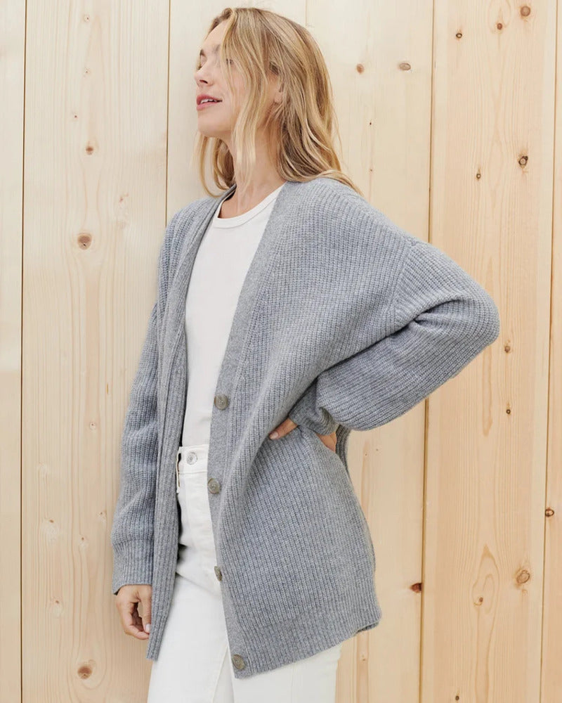 Camilla Oversized Longline Cardigan | Women's Button Knit